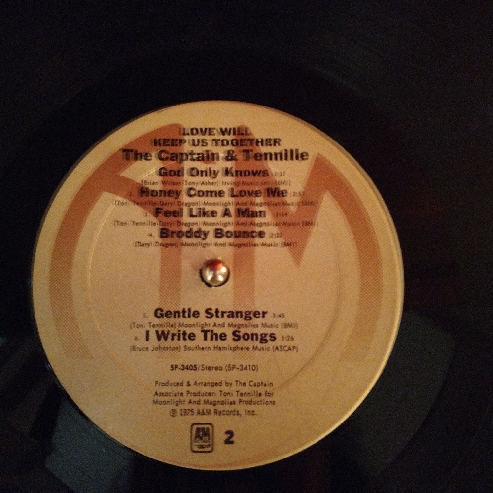 No jacket used Captain and Tenille Lp